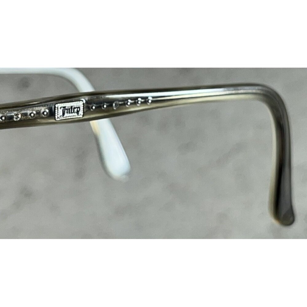 Juicy Couture Italy ZOE 0JQV Light Gray Rectangular Eyeglasses Frames 49-16-135 - Picture 6 of 9